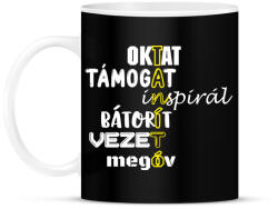 printfashion TANÍTÓ - Bögre - Fekete (16543068)