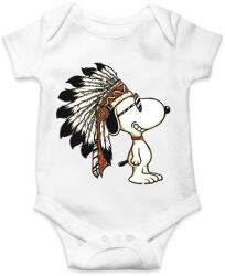 printfashion Snoopy indián - Baba Body - Fehér (2124576)