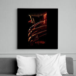 printfashion Nightmare on Elm street - Vászonkép - Fekete (14959775)