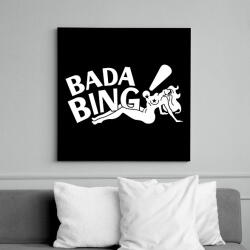 printfashion bada bing - Vászonkép - Fekete (6643841)