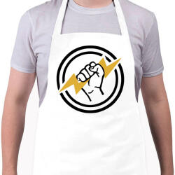 printfashion Villanyszerelő 4 - Kötény - Fehér (4910750)