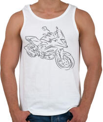 printfashion honda vfr4 - Férfi atléta - Fehér (2914329)