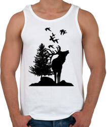 printfashion wild life - Férfi atléta - Fehér (3760101)