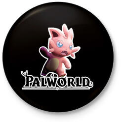 printfashion Cattiva - palworld - Kitűző, hűtőmágnes - Fekete (15738091)