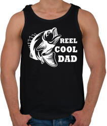 printfashion Reel Cool Dad - Férfi atléta - Fekete (11122424)