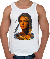 printfashion Ciri - Férfi atléta - Fehér (5748340)