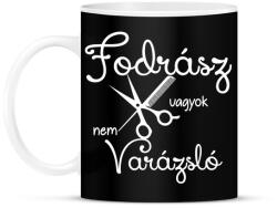 printfashion Fodrász vagyok, nem varázsló - Bögre - Fekete (1006097)