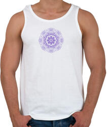 printfashion Kifesthető mandala minta8. - Férfi atléta - Fehér (4080999)