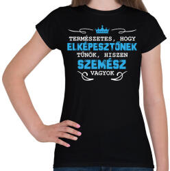 printfashion Elképesztő szemész - Női póló - Fekete (12650052)