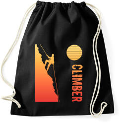 printfashion hegymászás - Sportzsák, Tornazsák - Fekete (5744173)