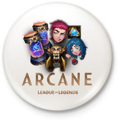 printfashion Arcane rewards - Kitűző, hűtőmágnes - Fehér (14747126)