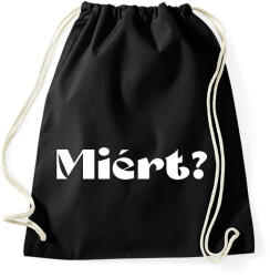 printfashion Miért? - férfi - Sportzsák, Tornazsák - Fekete (15600120)