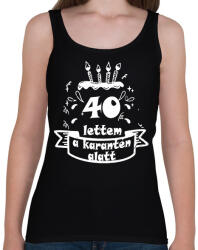 printfashion 40 lettem - Női atléta - Fekete (2500290)