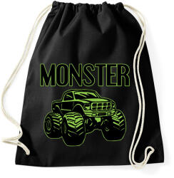 printfashion Monster - Sportzsák, Tornazsák - Fekete (6404083)