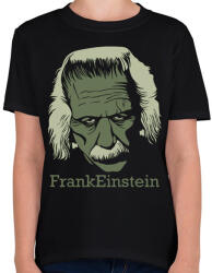 printfashion FrankEinstein - Gyerek póló - Fekete (2477799)