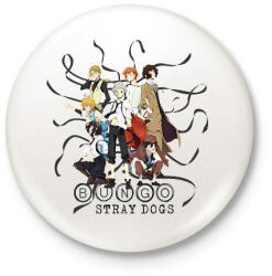 printfashion Bungo Stray Dogs - Kitűző, hűtőmágnes - Fehér (16543550)