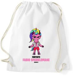 printfashion Fabio Sparklemane - Fortnite Season 8 - Sportzsák, Tornazsák - Fehér (5579292)