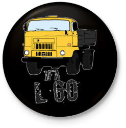 printfashion IFA L60 - Kitűző, hűtőmágnes - Fekete (5017317)