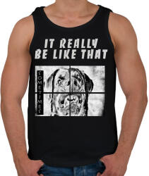 printfashion IT REALLY BE LIKE THAT - Férfi atléta - Fekete (2228683)