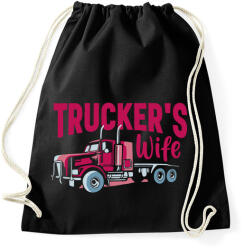 printfashion Kamionos feleség - Sportzsák, Tornazsák - Fekete (1474183)