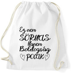 printfashion Ez boldogság pocak! - Sportzsák, Tornazsák - Fehér (7030629)