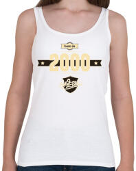 printfashion born-in-2000-cream-choco - Női atléta - Fehér (633369)