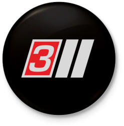 printfashion AUDI S3 - Kitűző, hűtőmágnes - Fekete (3094351)