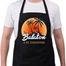 printfashion BALATON - Kötény - Fekete (9974686)