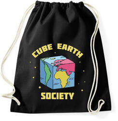 printfashion Kocka Föld elmélet - Sportzsák, Tornazsák - Fekete (13209506)