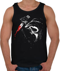 printfashion Ghostface - Férfi atléta - Fekete (5563634)