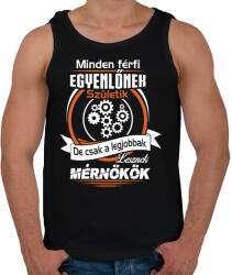 printfashion Mérnökök - Férfi atléta - Fekete (951792)