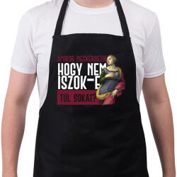 printfashion Amikor megkérdezik - fehér - Kötény - Fekete (7068695)