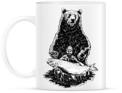 printfashion Horgász a pácban - Bögre - Fehér (787251)