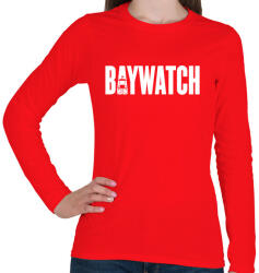 printfashion BAYWATCH - Női hosszú ujjú póló - Piros (289307)