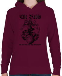 printfashion The Rebis - Női kapucnis pulóver - Bordó (802732)