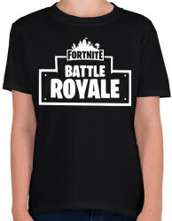 printfashion Fortnite Battle Royale - Gyerek póló - Fekete (1048267)