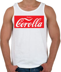printfashion Coca Corolla - Férfi atléta - Fehér (2242594)