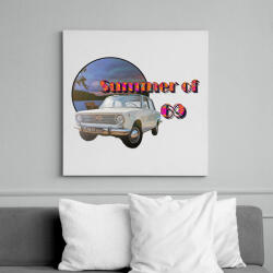 printfashion Summer of 69 - Vászonkép - Fehér (6632793)