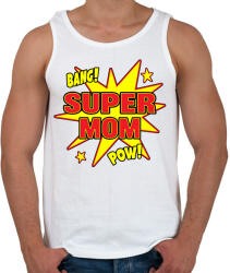 printfashion Supermom - Férfi atléta - Fehér (1715466)