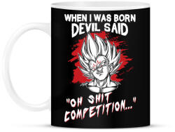 printfashion Az ördög vetélytársa - Bögre - Fekete (794574)