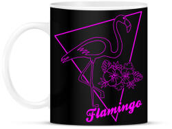 printfashion Flamingo - Bögre - Fekete (13644925)