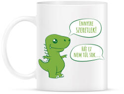 printfashion Ennyire szeretlek - Bögre - Fehér (11680606)