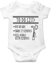 printfashion To do list - viking - Baba Body - Fehér (15514734)