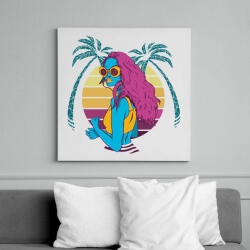 printfashion Nyári hangulat - Summer vibe - Vászonkép - Fehér (6635013)