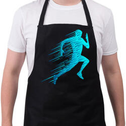 printfashion futás - Kötény - Fekete (13867807)