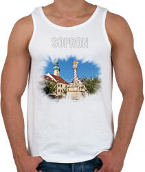 printfashion Sopron - Férfi atléta - Fehér (2842441)