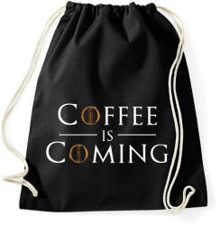 printfashion A kávé közeleg - Sportzsák, Tornazsák - Fekete (1497934)