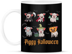 printfashion Piggy Halloween - Bögre - Fekete (14713045)