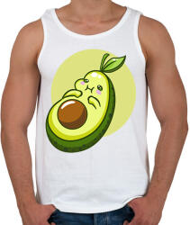 printfashion Avokádó Baby - Férfi atléta - Fehér (13476665)