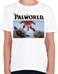 printfashion Palworld lények - Gyerek póló - Fehér (15594017)